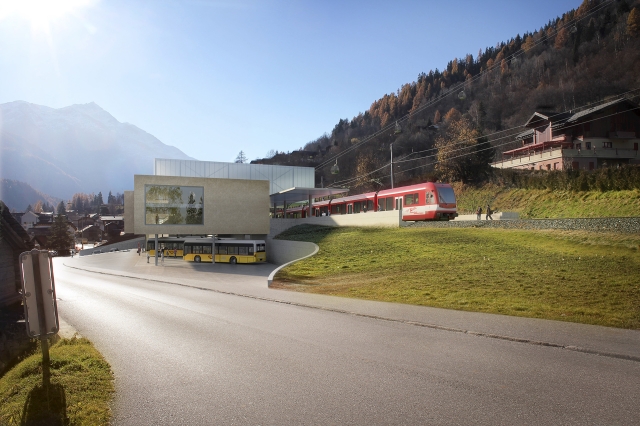 Visualisierunge ÖV-HUB, Fiesch